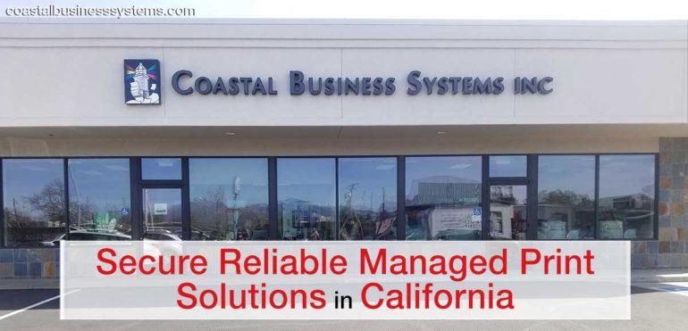 Secure Reliable Managed Print Solutions in California
